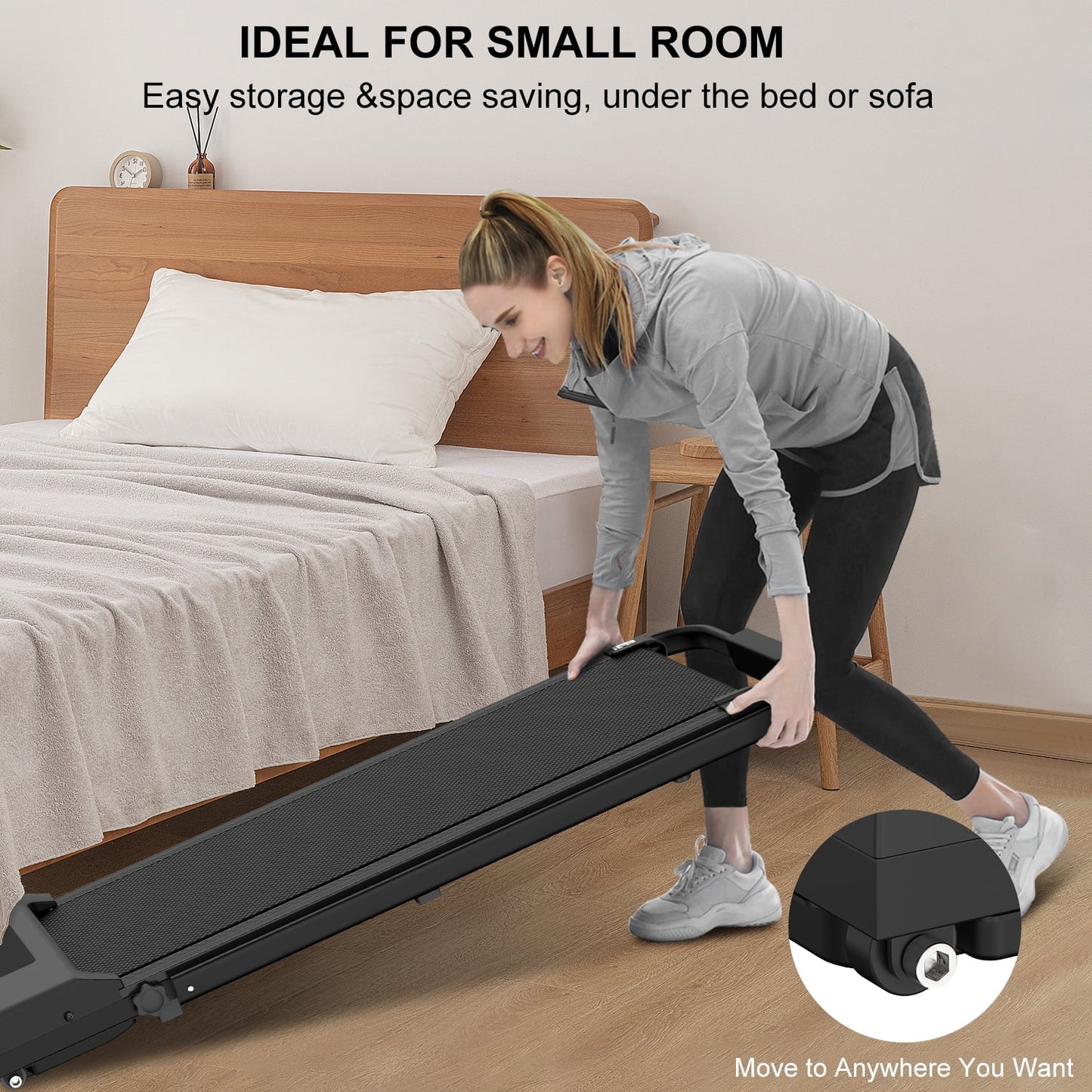 2 in 1 Folding Treadmill